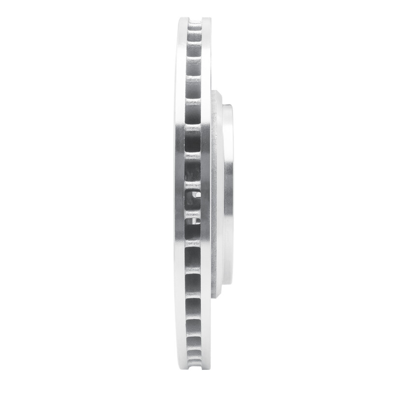 Acura TLX Brake Rotor (1) - Front Left - R1 Concepts - Drilled & Slotted - Silver - `14-`20